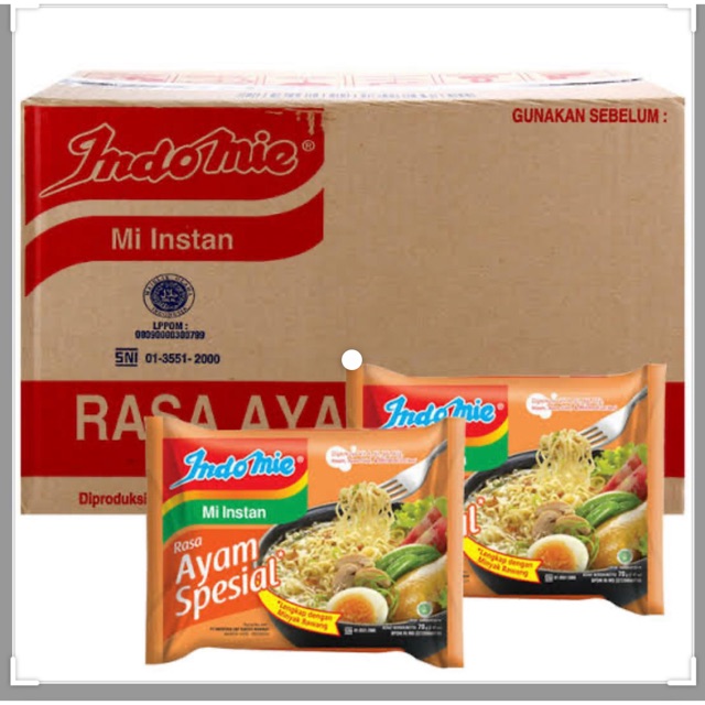 

Indomie Ayam Special 68g per Dus