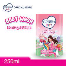 REFILL 250ML Cussons Kids Body Wash Active &amp; Nourish | Unicorn Soft &amp; Smooth | Hot Wheels Fresh &amp; Clean - Sabun Mandi Anak_Cerianti