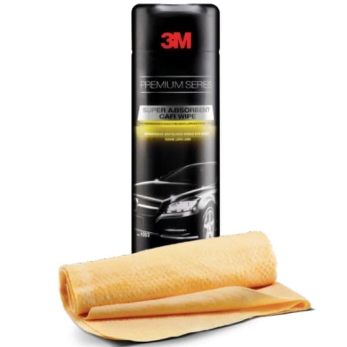 Kain Lap Chamois Kanebo Cuci Kaca Interior Mobil Motor 3M Premium Car Wipe