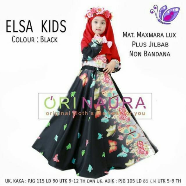 Gamis - Elsa kids