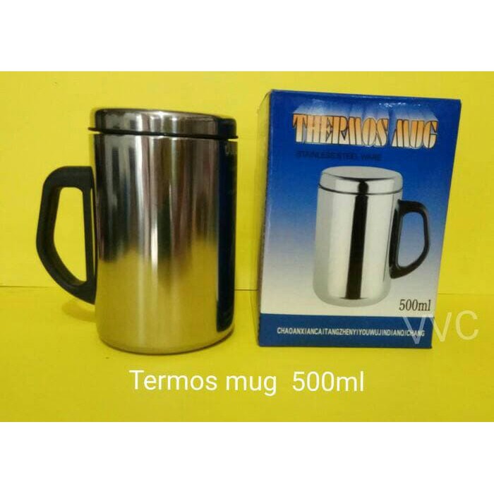 Thermos Mug Termos Cangkir Gelas Minum Air Panas Dingin Stainless