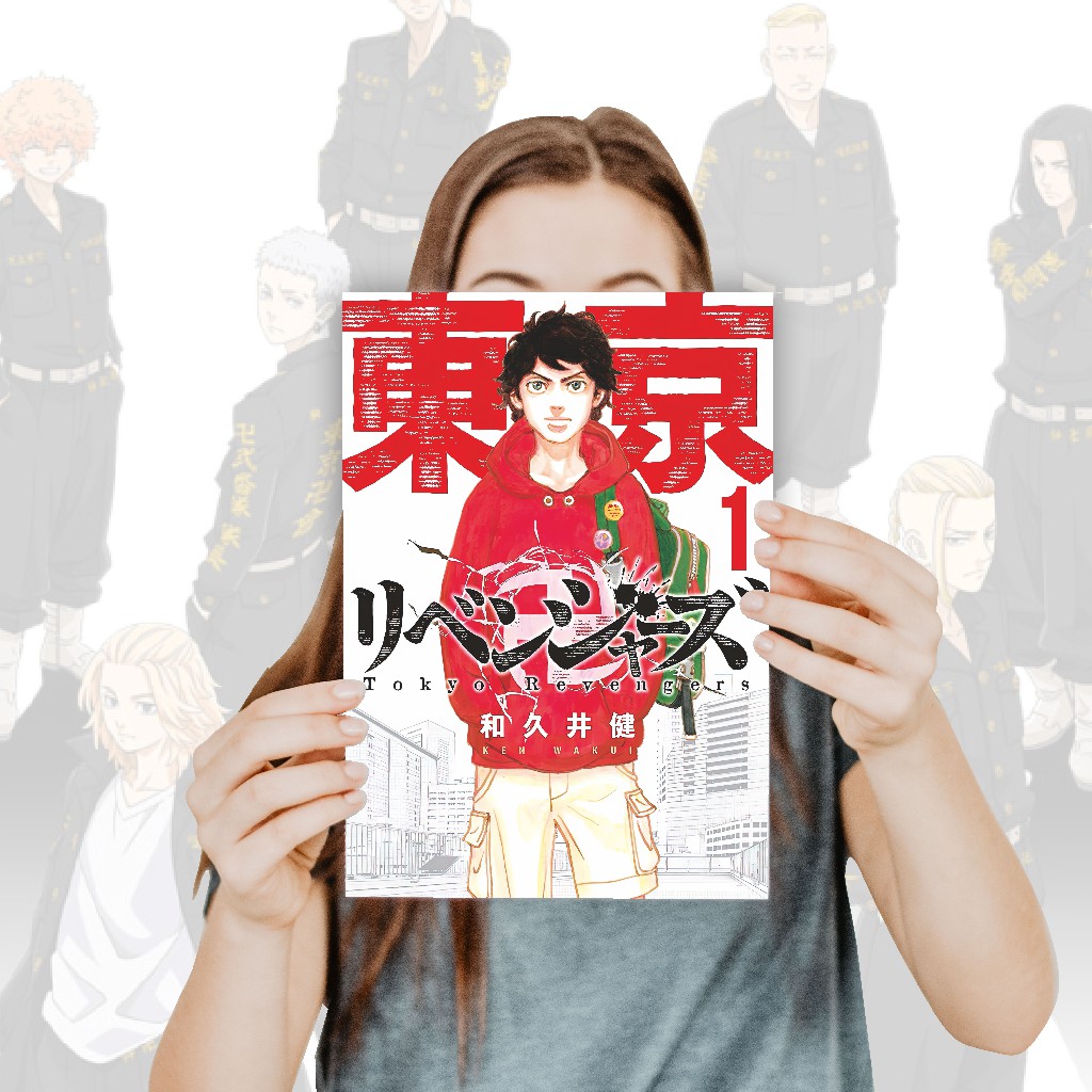 Poster Anime Tokyo Revengers Koleksi A4 - Takemichi Mikey Draken Baji Kazutora-1 TR