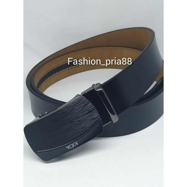 TERMURAH -  SABUK IKAT PINGANG GESPER TUMI PRIA KULIT ASLI IMPORT MODEL REL