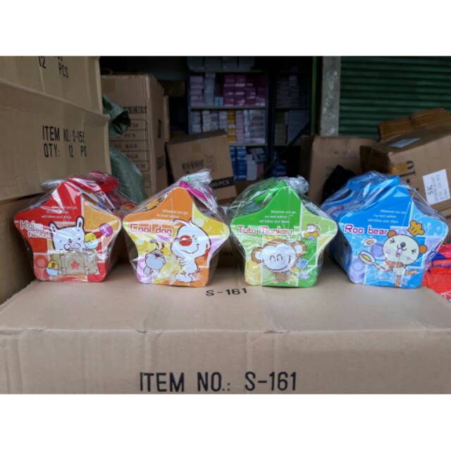 Celengan Kaleng Bintang / Celengan Bentuk Bintang Handle