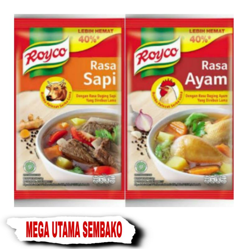 

Royko/Masako rasa Ayam dan Sapi 220gr