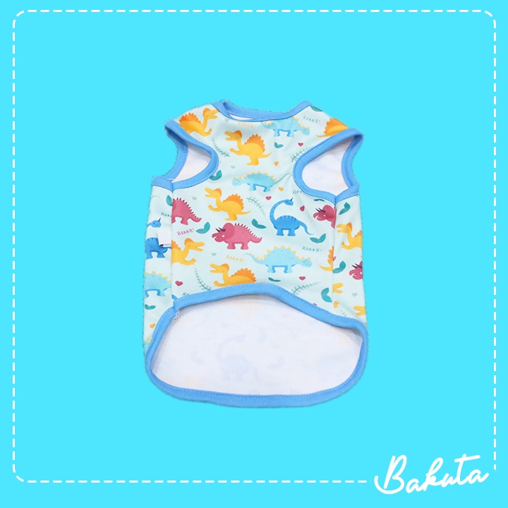 Baju Kucing Model Kaos Motif Tank Jurassic Warna Warni (Boleh Request Kombinasi Warna) | Jurassic Tank Bakuta