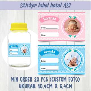  FOTO  Stiker  Sticker Aqiqah Label ASI Khitanan 