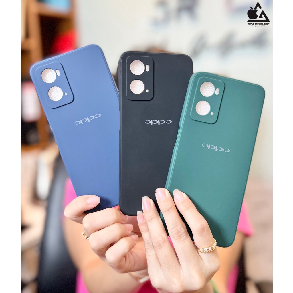 SOFTCASE WARNA LOGO OPPO F9 A7 A5S A12 A11K A15 A15S A16 A54 A74 4G A95 A55 A76 A96 RENO 6 4G RENO 7 4G RENO 7Z 5G SOFT CASE POLOS With Logo Silicone Silikon Hardcase Cover Camera Protection