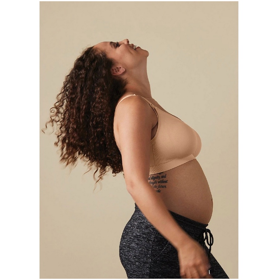 Bravado Designs Body Silk Seamless Wireless Maternity &amp; Nursing Sustainable Bra - BH Hamil Menyusui Ibu Dalaman Soft Pumping Tanpa Kawat Premium Breastfeeding