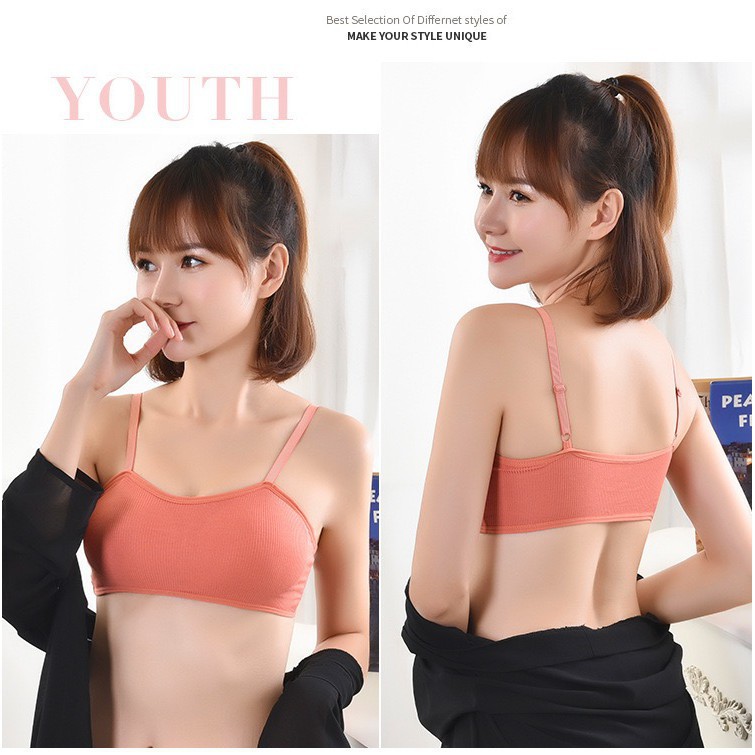 3SP | UWR11 Pakaian Dalam Bra Tidur Remaja Wanita Tanpa Kawat Bahan Halus Bra Sexy Korean Fashion