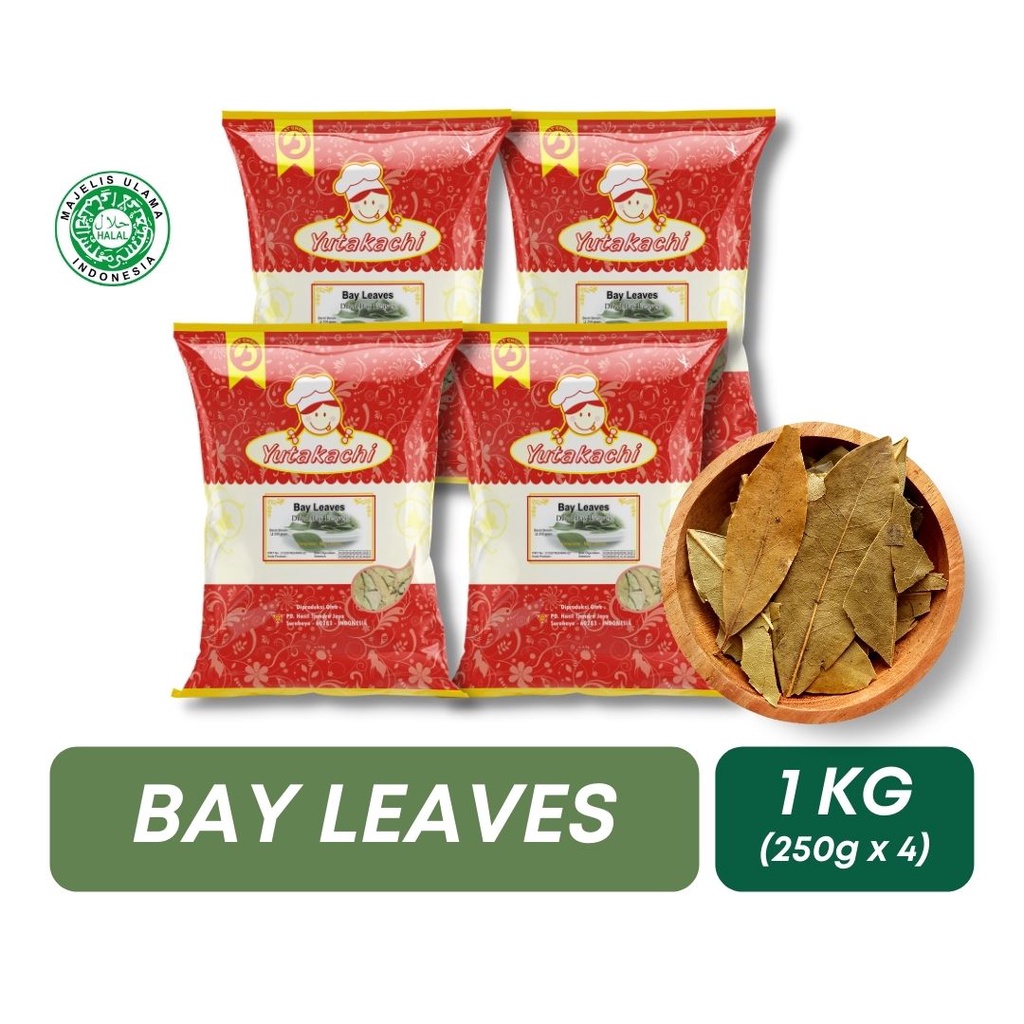 

Bay Leaves 1 Kg / Bay Leaf / Bay Leaves / Daun Salam Kering / Rempah Nusantara / Bumbu Kontinental / Pusat Bumbu