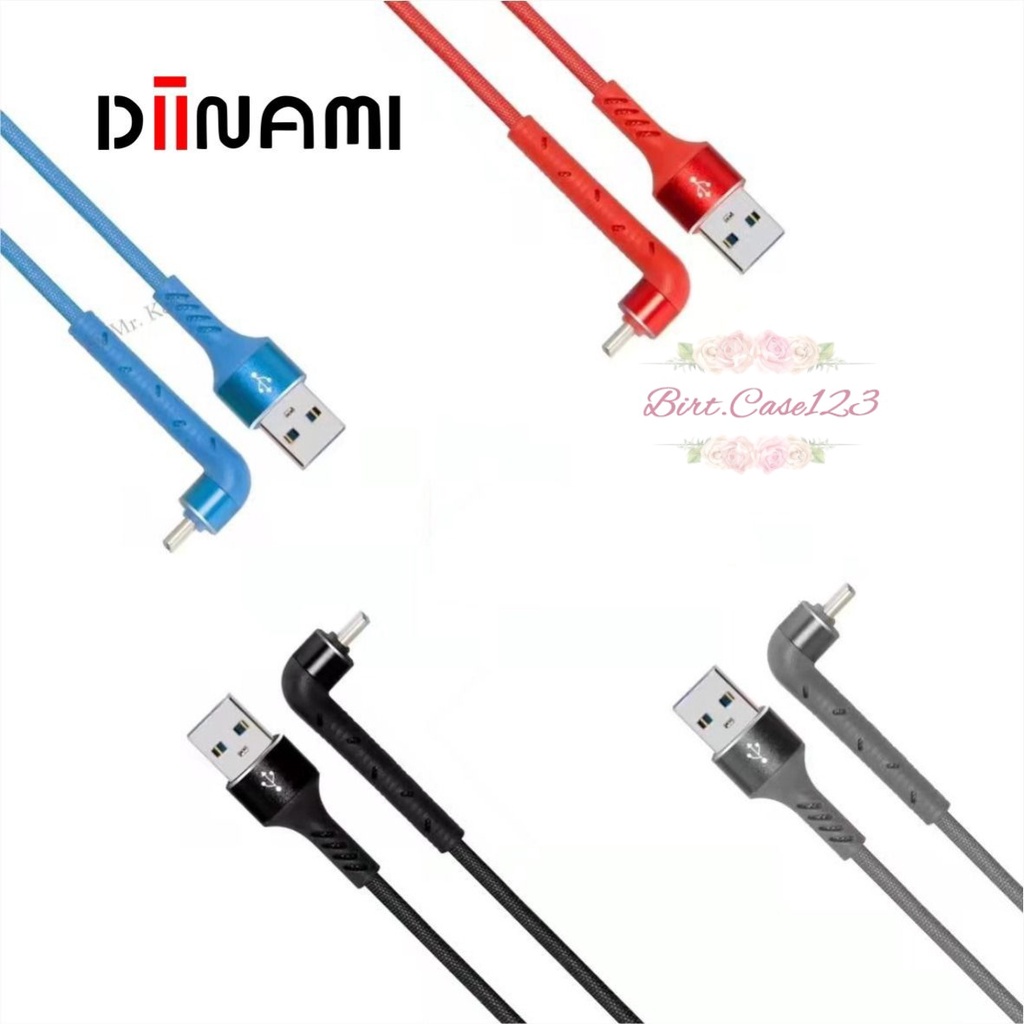 KABEL DATA DIINAMI M18 GAMING FAST CHARGING KABEL DATA MICRO, I PONEE, TIPE C USB QC3.0 3 AMPER BAHAN TEBAL  BC6260