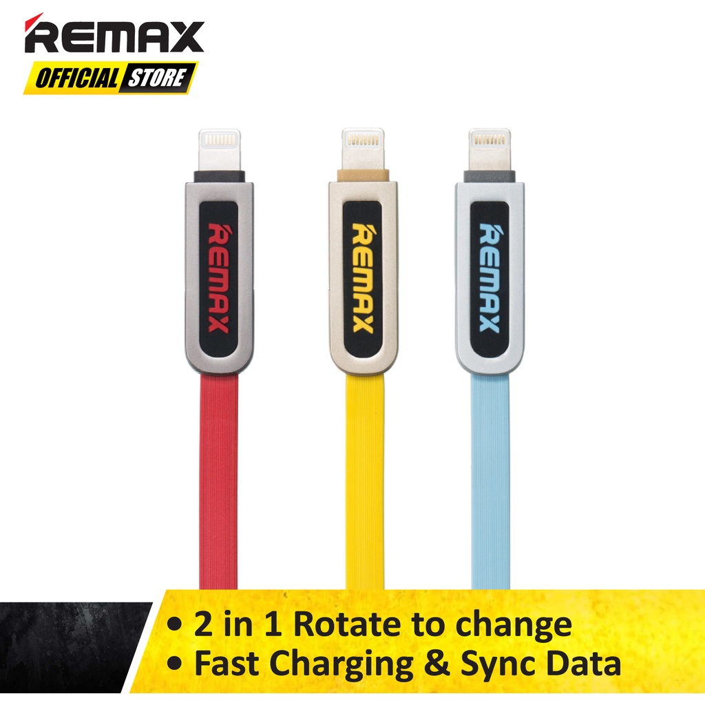 Remax Armor Cable 2 In 1 - 1M RC-067T Original Garansi Kabel