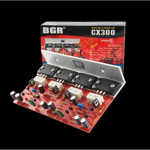 KIT OCL System Stereo 300W RMS Power Amplifier (2 x 1 ) CX-300