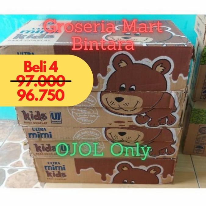 

BISA COD *Bintara* Susu Ultra Mimi UHT Cokelat 125ml x 40 (1 Dus)