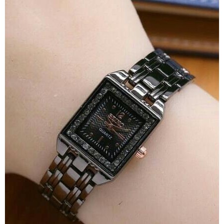 Nice Jam Tangan Seiko Kotak Wanita Watch Elegan Pesta Murah Branded High Quality