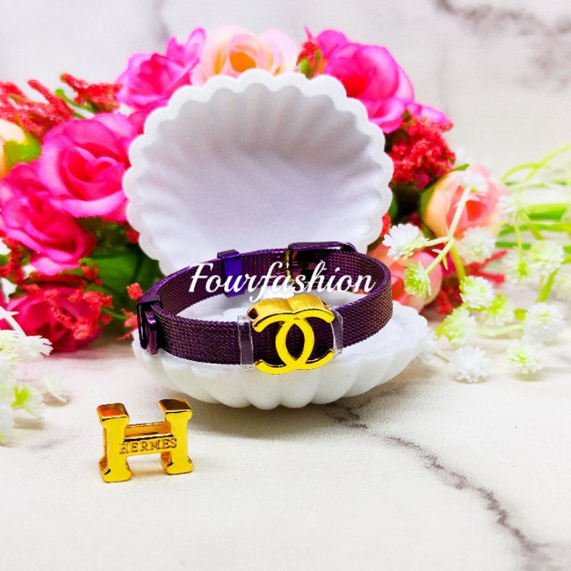 Liontin/Charm Xuping Gold Gelang Rantai/Sabuk/Jam Titanium C001