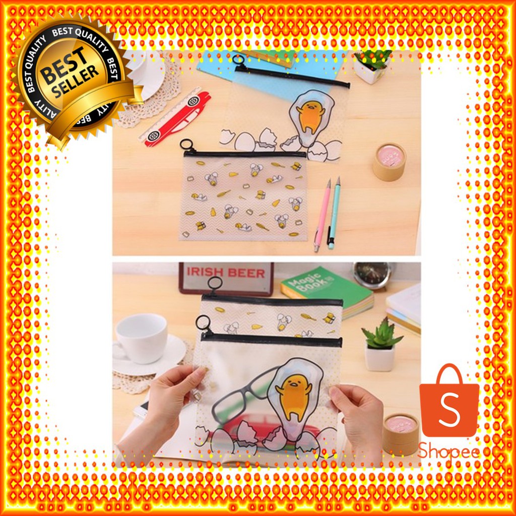 

PF11 Korea Egg Cartoon A5 Stationery Pencil Case / Tempat Pensil