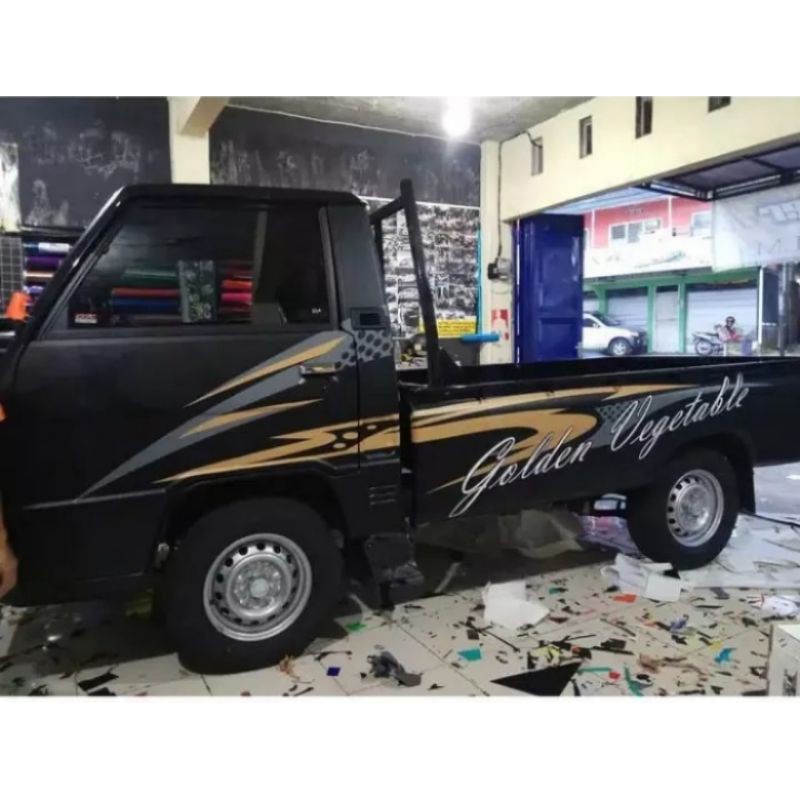 Stiker mobil pick up l300 cutting sticker mobil pick up l300 apv carry grandmax