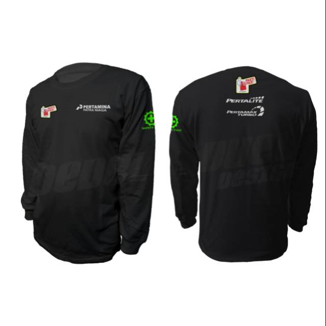 tshirt-kaos lengan panjang pertamina