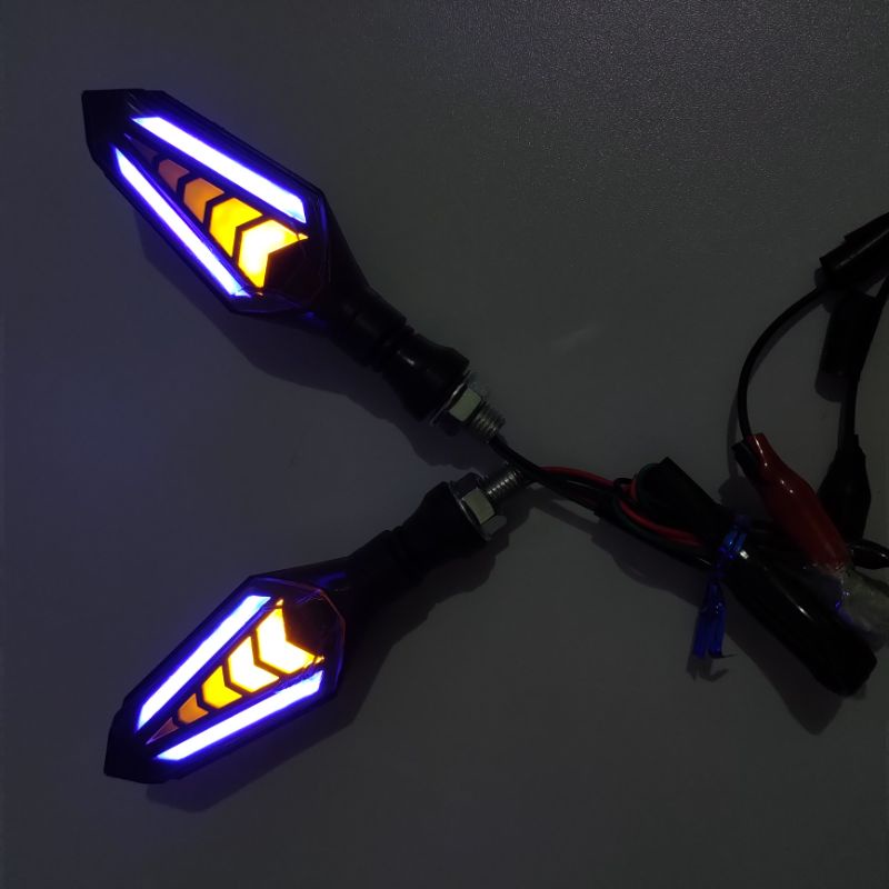 Lampu sen running LED panah motor Vixion CBR cb KLX tiger Vario 125 Vario 150 Lampu sein