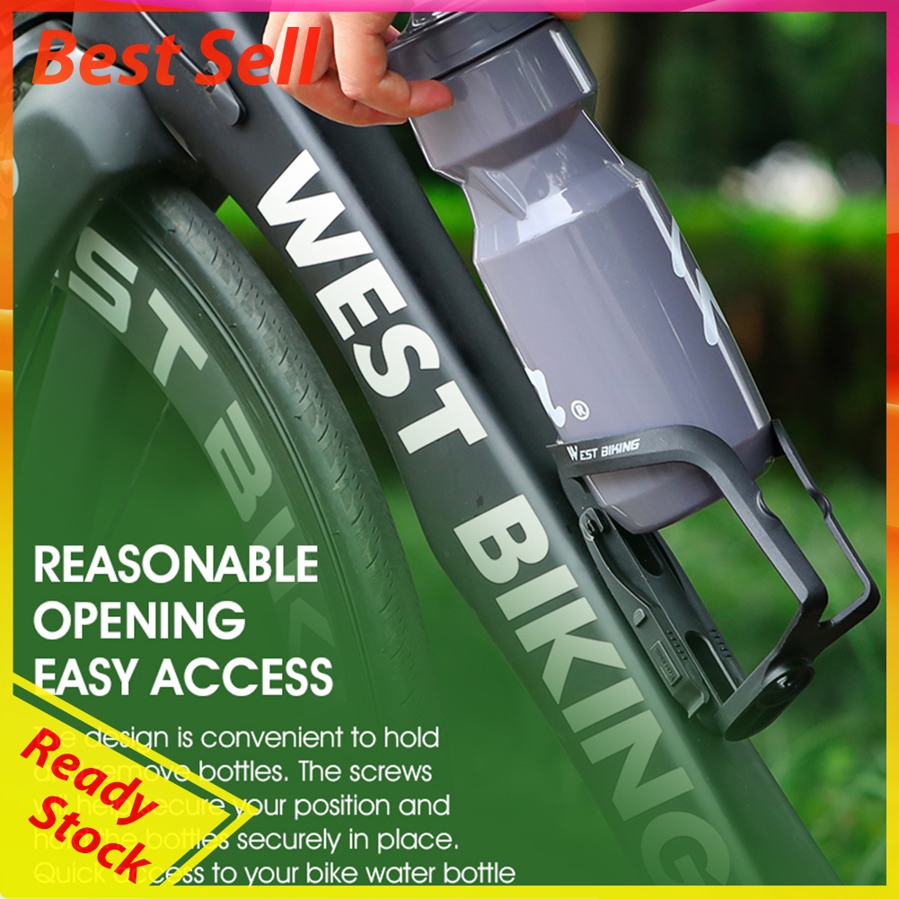 WEST BIKING Bicycle Bike Water Bottle Holder Cages with Screws Tire Lever