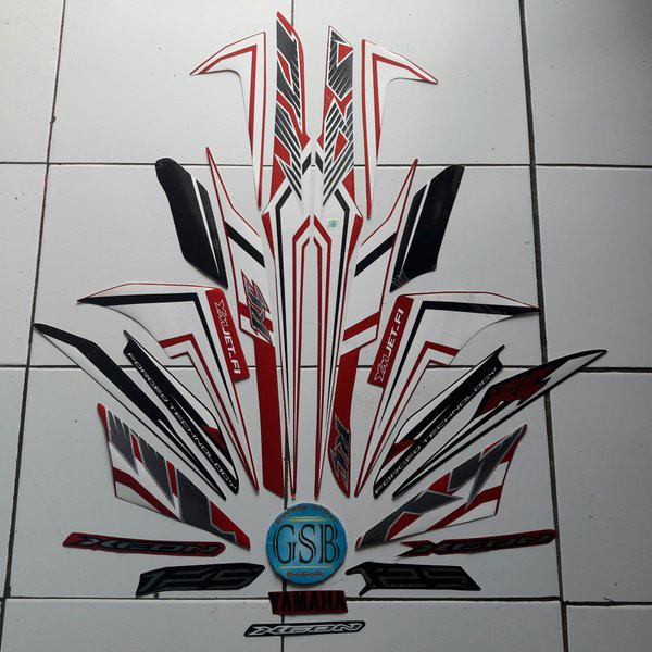 stiker xeon rc 125 merah