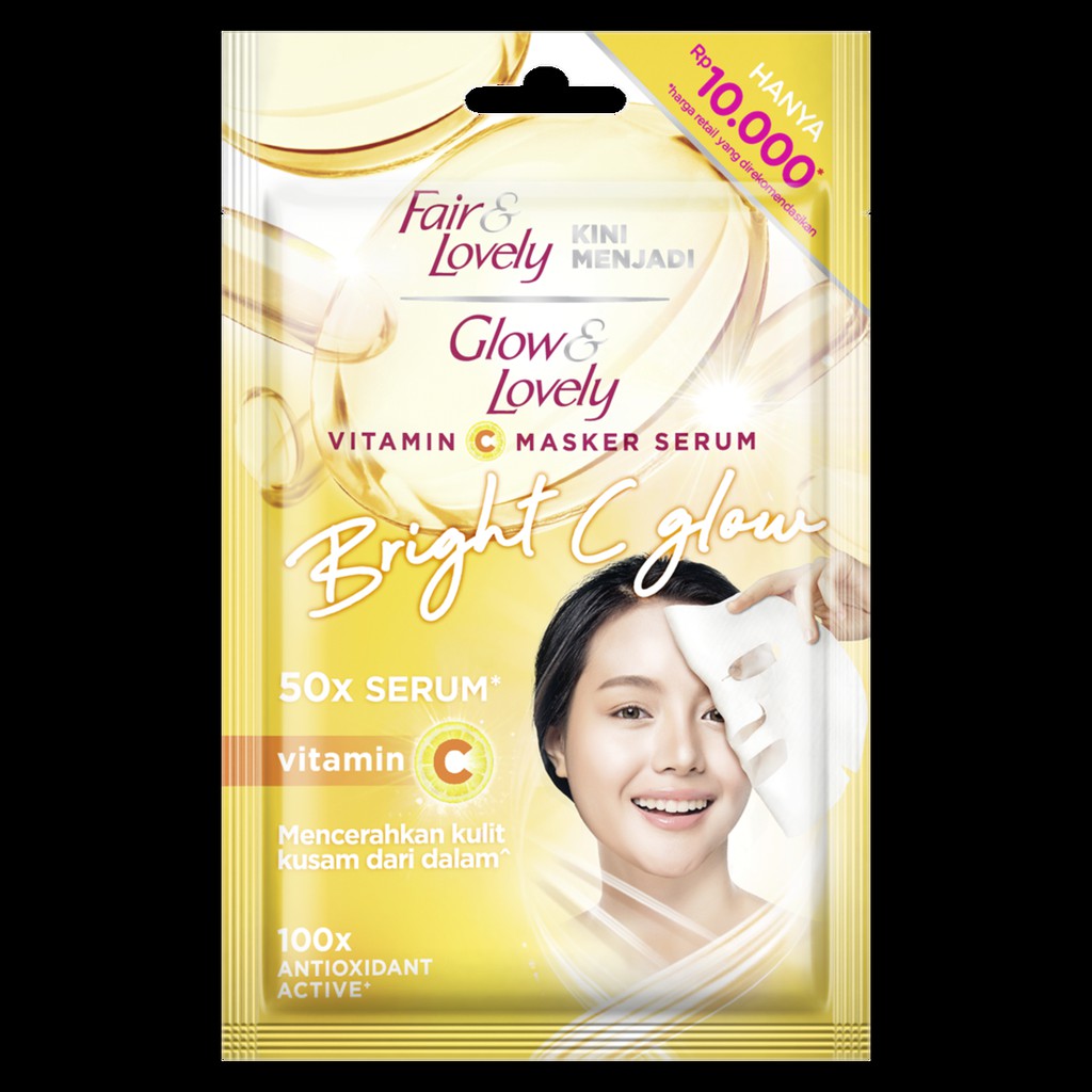 Glow &amp; Lovely Vitamin C Serum Sheet Mask 20G