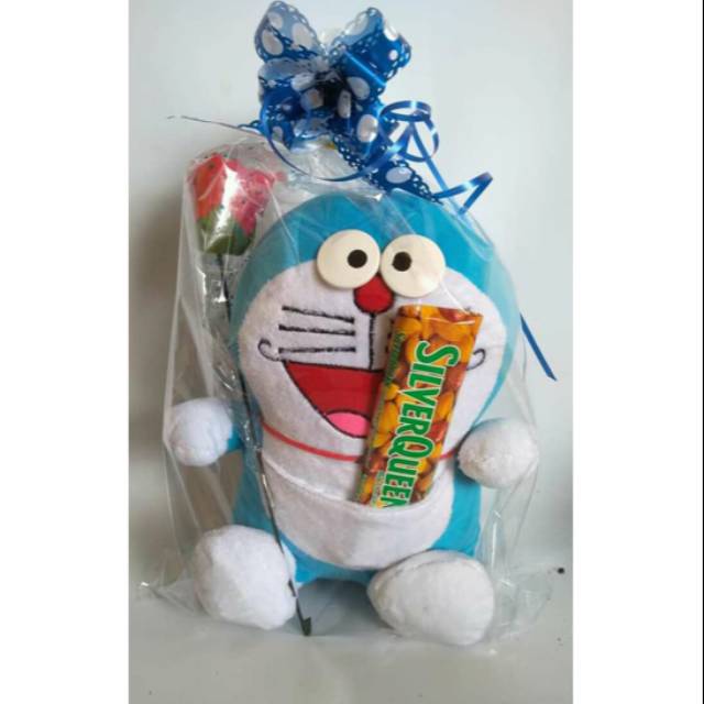 Kado Valentine Doraemon Coklat Bunga Shopee Indonesia