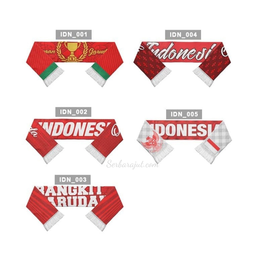 Syal Timnas Indonesia - 1 Syal 2 Design-1