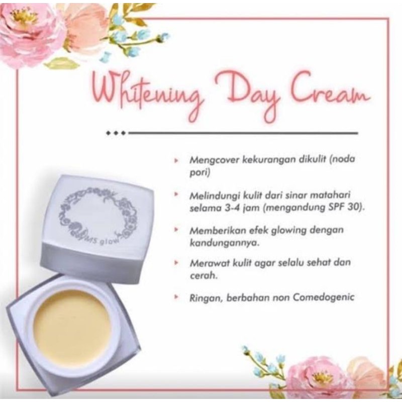 ECER MS GLOW DAY CREAM/ CREAM PAGI MS GLOW