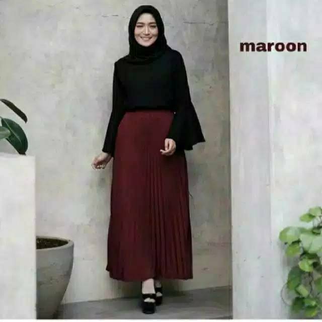 ROK PLISKET PREMIUM BAHAN MOBLUE