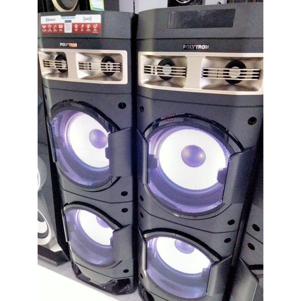 Speaker Polytron PAS 10D28 10 D NO RADIO 28 SUPERBASS