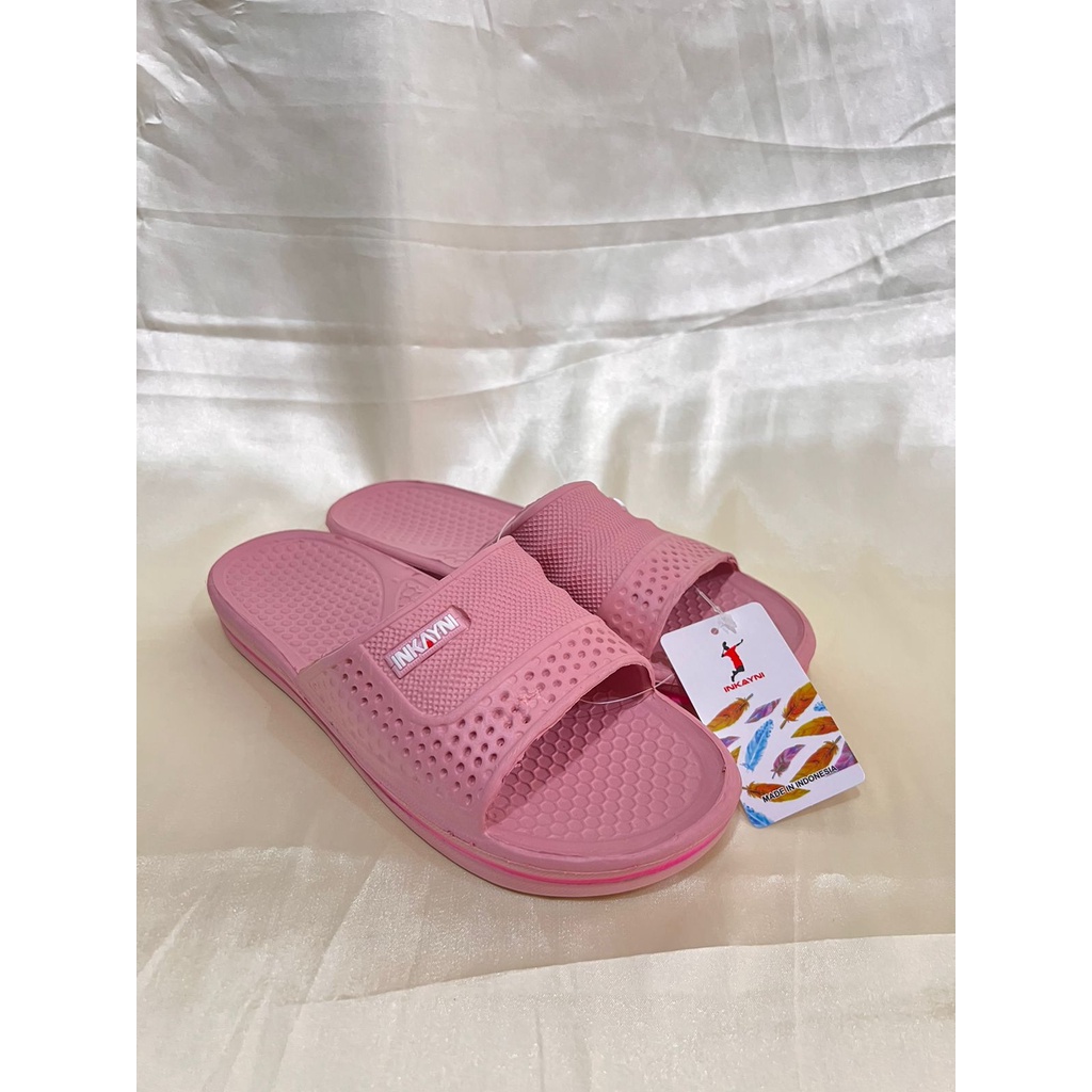 YK5003 Sandal Selop Karet Wanita Remaja / Sandal Slide Karet Merek Inkayni Ukuran 36-40