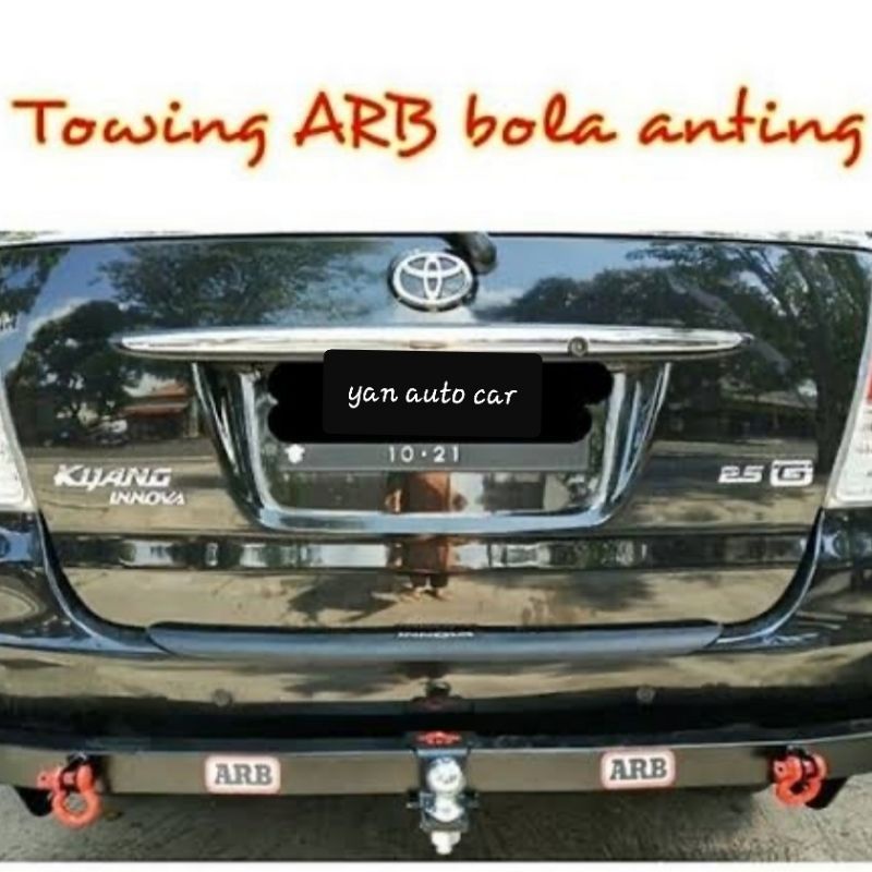 Towing Bar ARB Kijang Innova Model Anting Pengaman Bemper Belakang
