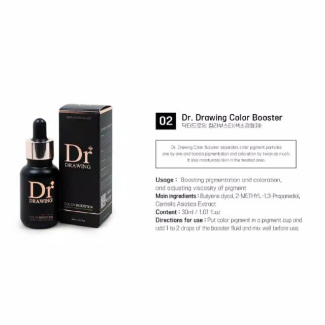 Dr Drawing BOOSTER Penguat warna tinta sulam alis