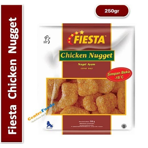 

Nugget Ayam - Chicken Nugget Fiesta | 250gr [ Harga Per BKS ]