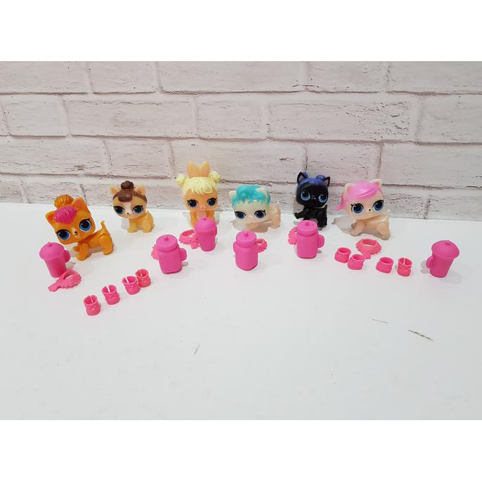 Topper Kue Lol Animal Set 6 Lol Animal Set 6 Lolpet Shopee Indonesia