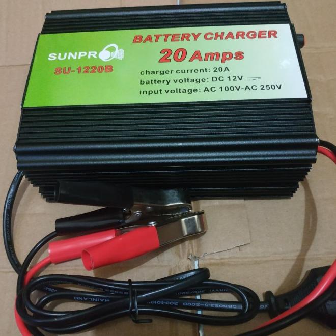 CHARGER AKI MOBIL CAS AKI MOBIL SMART FAST CHARGER 20A