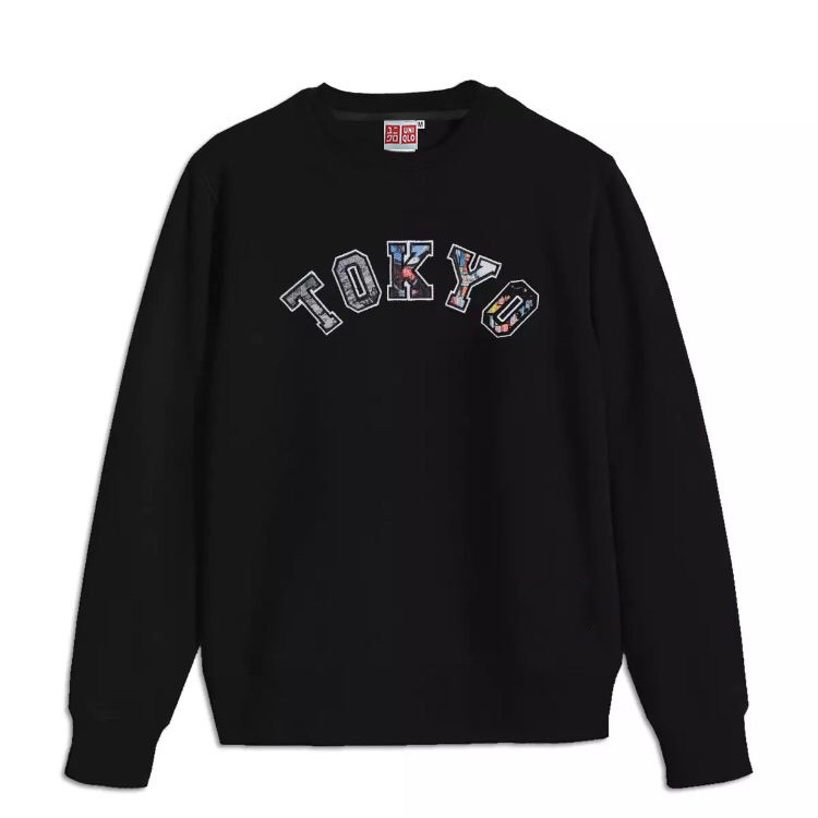 Sweater Crewneck Tokyo Full Lebel Uniqlo // Sweatshirt West South East North Termurah