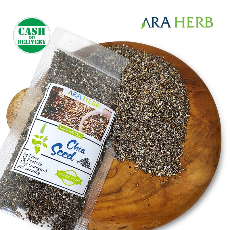 

Chia Seeds Organik 100 Gram Black Chia Seeds