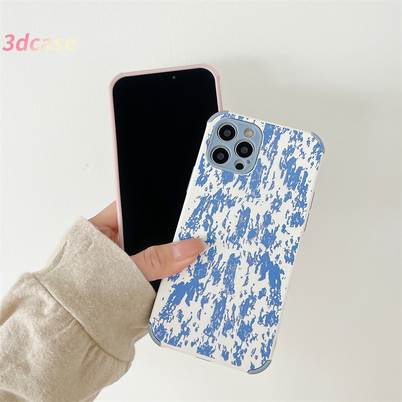 Casing Soft Case Realme C25 C21 C20 C15 C12 C11 2021 5 5S 5i 6i C17 7i C1 C2 C3 C3i C25S C20A realme Narzo 20 10 10A 20A 30A A15 A15S A54 A7 A5S A12 A9 A5 A53 A33 2020 A52 A72 A92 Fashion Graffiti Camera Lens Protection Lamb Skin Leather Phone Case