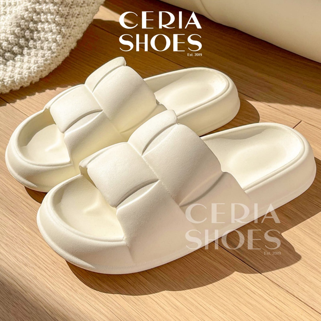 PVC Sandal Jelly Korean Import Jelly Soft Slipper Anti Slip Elastic Empuk