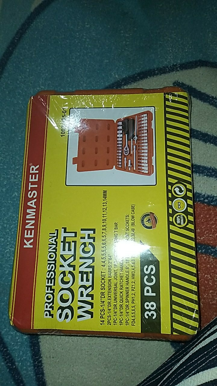 Kunci Sok Set Kenmaster 38 Pcs Wrench / Kunci Shock