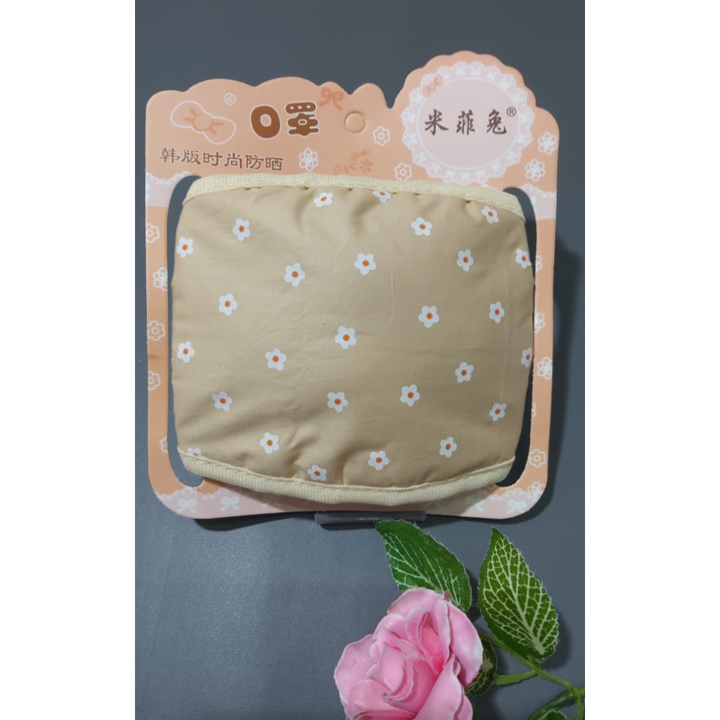 MASKER MOTIF KATUN IMPORT masker tahan debu tahan air anti virus