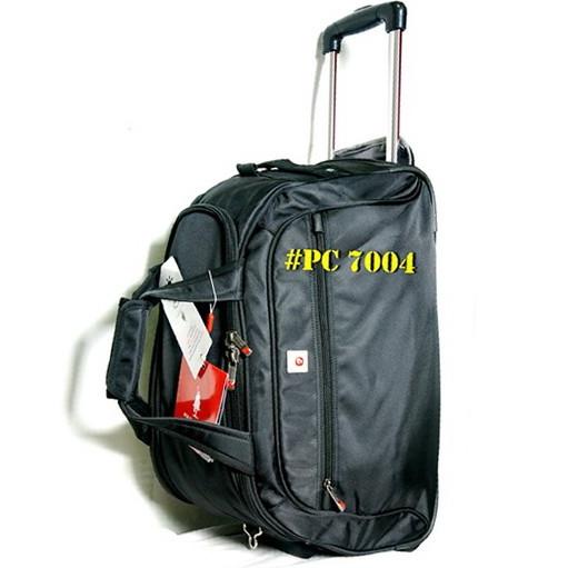 Tas Trolley Travel Trolly Pakaian Polo Classic Pc 7004