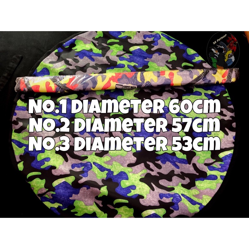 KARPET SANGKAR BURUNG MURAI ALAS SANGKAR MOTIF DORENG BAGUS-MURAH LOMBA