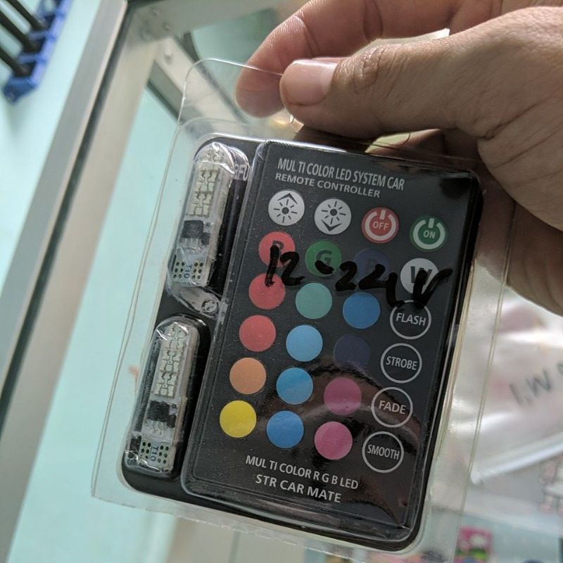 lampu senja remot 12-24v