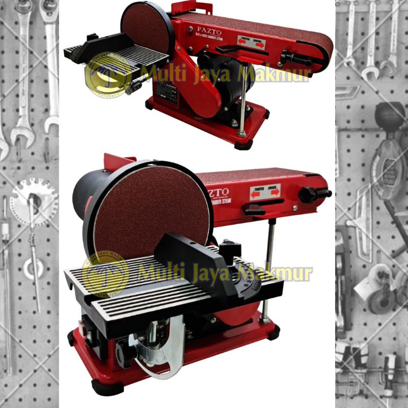 PAZTO MESIN AMPLAS DUDUK / Belt &amp; Disc Sander ORIGINAL TERBAIK