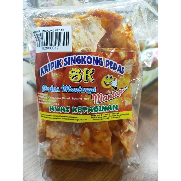 

Keripik Singkong SK Pedas Manis Mantap